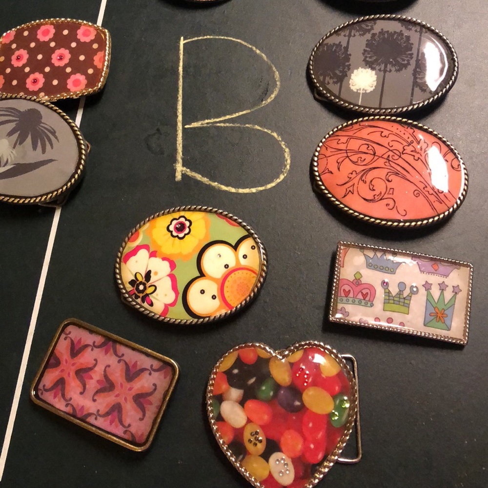 Assorted hand crafted Belt Buckles. sold separately.